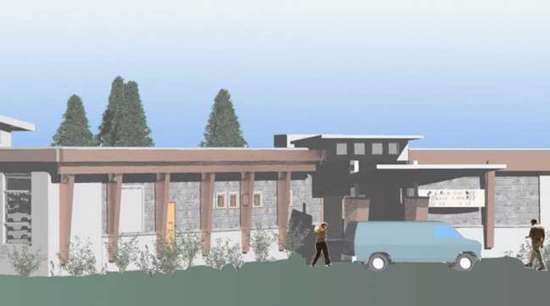 The Ellenwood Library is scheduled to open by late spring of 2018.