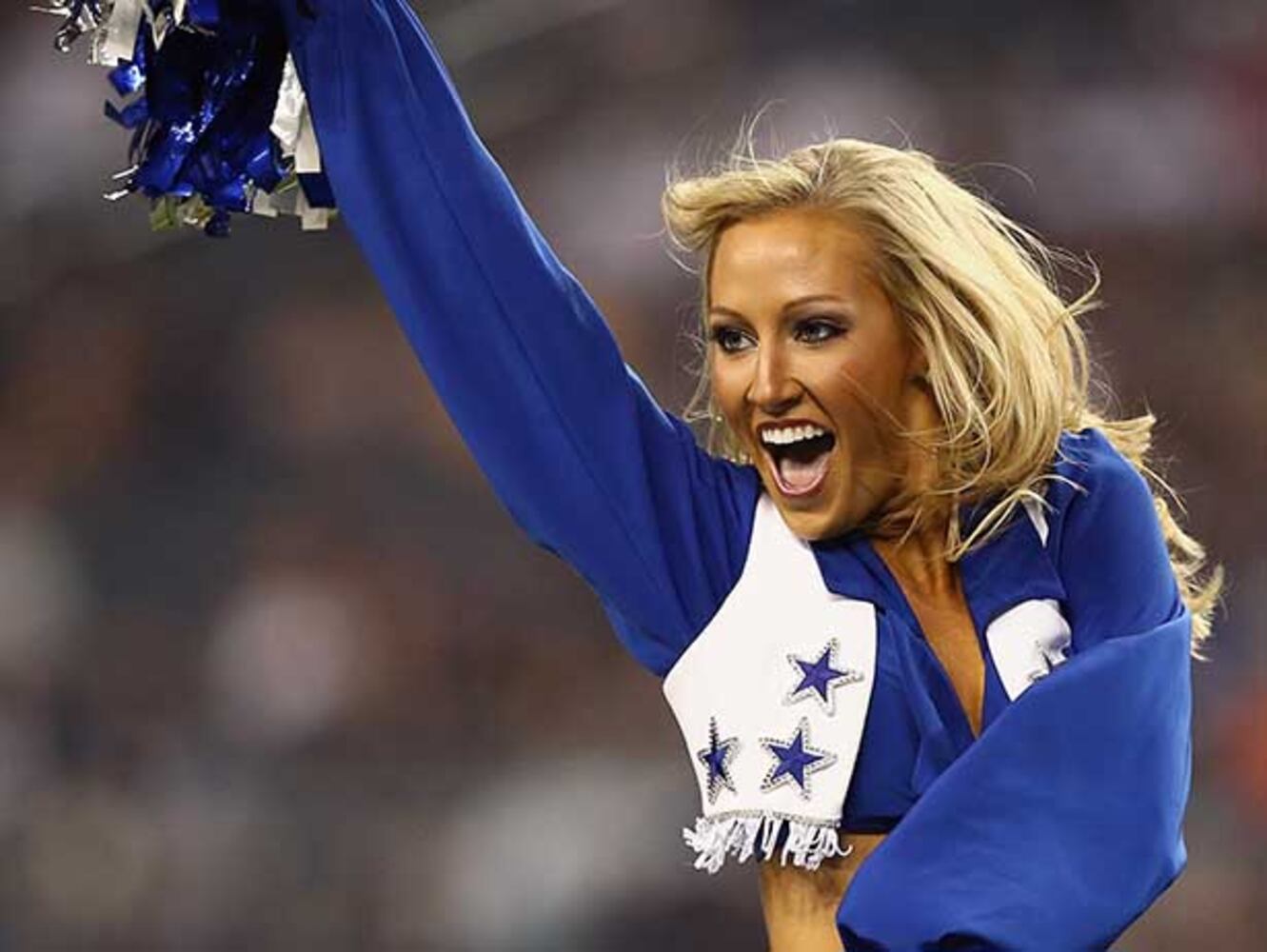 NFL cheerleaders in the preseason