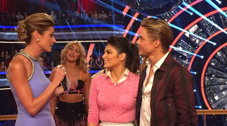Bethany Mota and Derek Hough came in fourth place on "Dancing With the Stars" Monday night. CREDIT: ABC