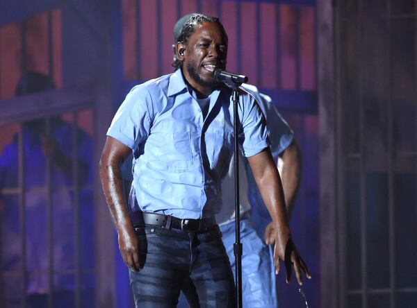 Kendrick Lamar won five Grammys on Monday. Photo: AP