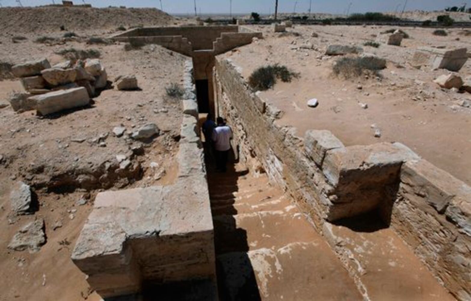 Ancient city gradually uncovered in Egypt