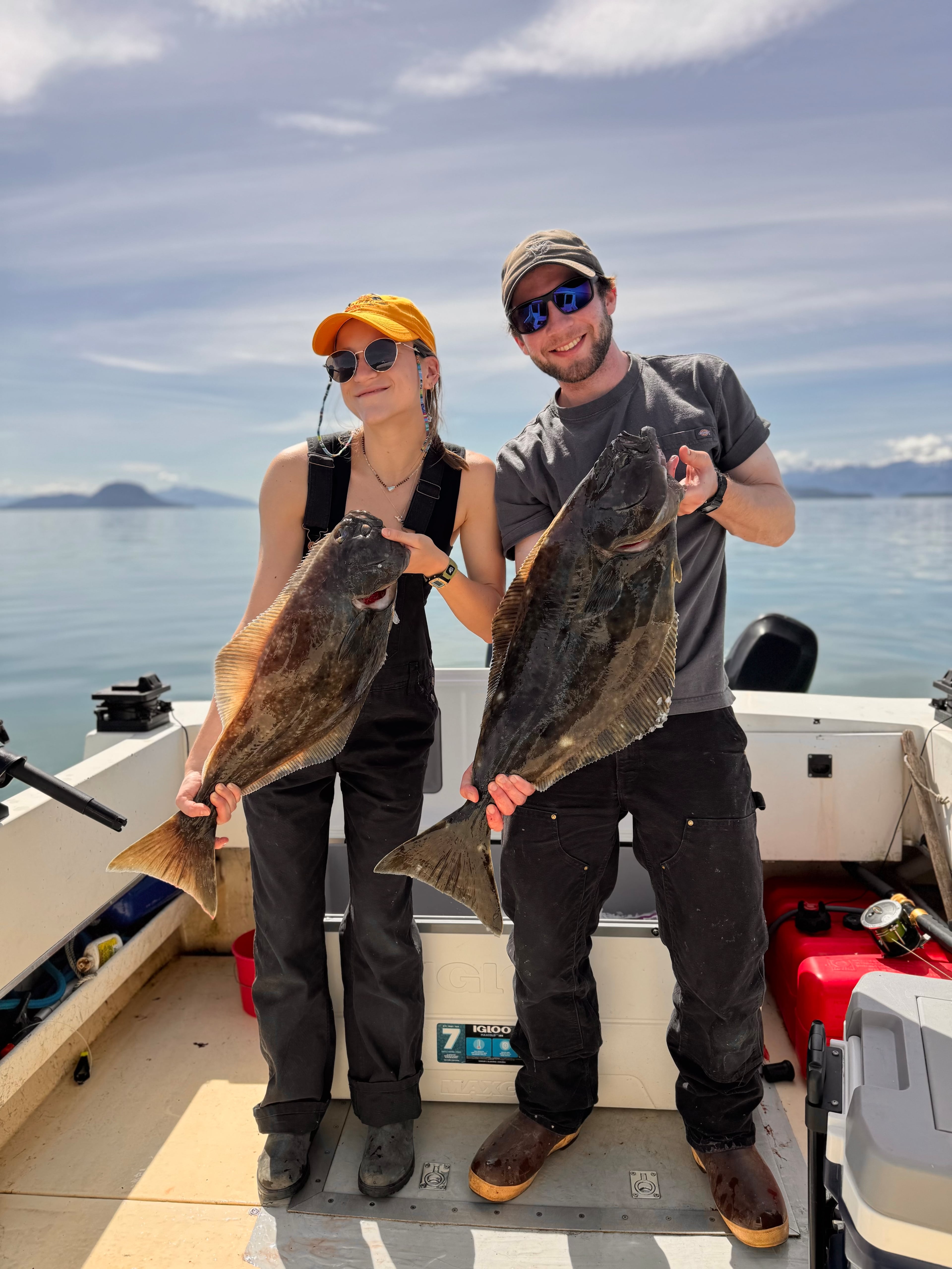 Prior to this summer, Georgie Grace Butler had never succeeded in catching anything when accompanying Carraig New on his fishing excursions. His father hooked her up with a fish story big enough to take back to Atlanta. (Courtesy)