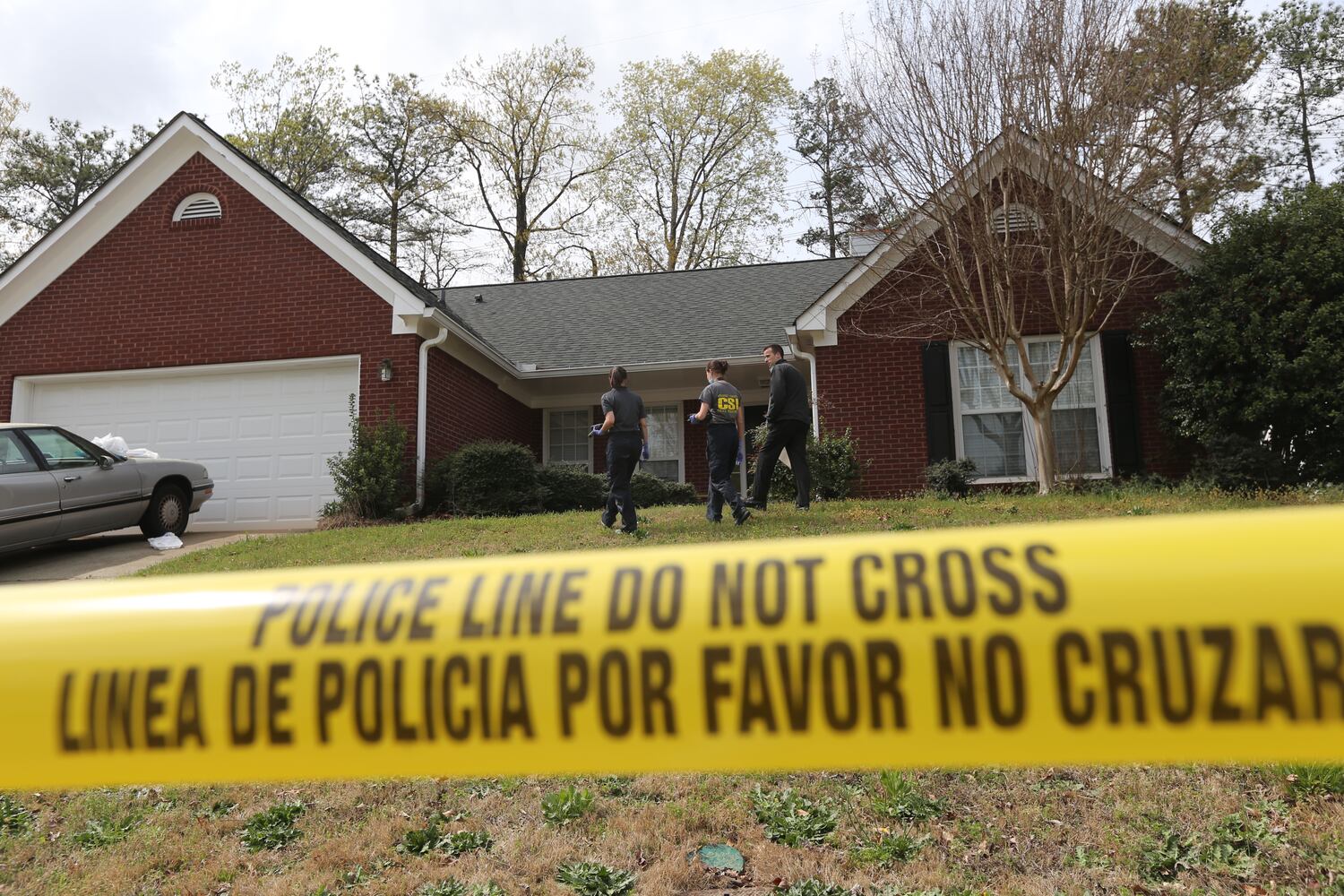 Home damaged during a hostage standoff