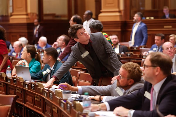 State Rep. Mitchell Horner, R-Ringgold, seen here at the Georgia Capitol in June. (Arvin Temkar/AJC)