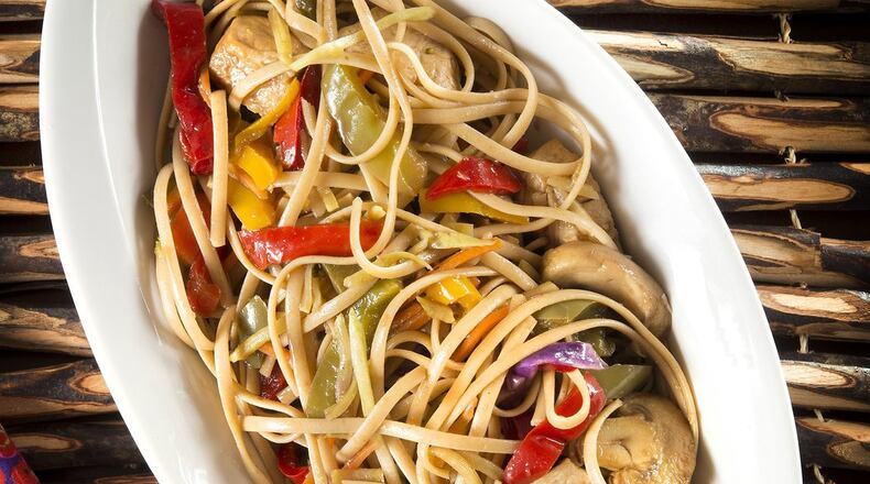 Speedy Chicken Lo Mein comes together in minutes, and is healthier than Chinese restaurant versions. (Tammy Ljungblad/Kansas City Star/TNS)