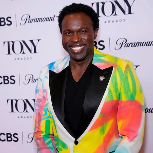 Joshua Henry attends the 79th annual Tony Awards Meet the Nominees press event at the Sofitel New York on Thursday, May 14, 2026, in New York. (Photo by Charles Sykes/Invision/AP)