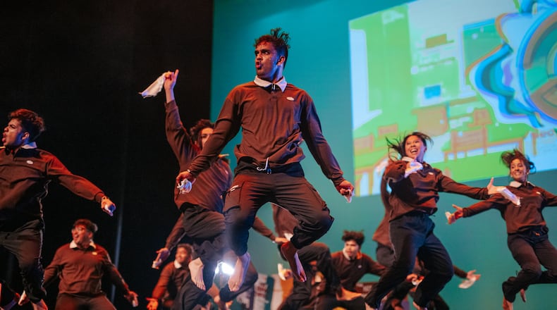 A Bollywood fusion dance group compete at last year's national Legends Dance Competition.
Photo by Chanelle Smith-Walker