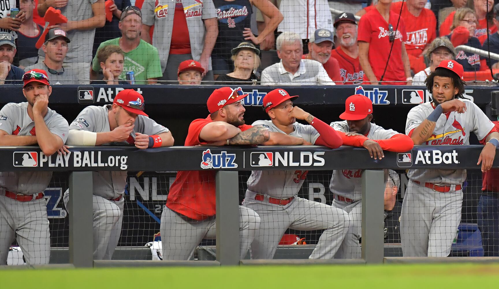 Photos: Braves bounce back, shut out Cardinals in Game 2 of playoffs