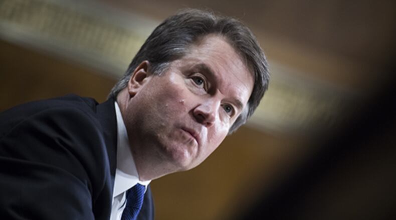 Judge Brett Kavanaugh, shown during the Senate Judiciary Committee hearing Sept. 27, 2018, on his nomination to be an associate justice of the U.S. Supreme Court, was confirmed Saturday, Oct. 6, 2018. The Senate vote came after an allegation of sexual assault by Kavanaugh against Christine Blasey Ford in an incident from the  early 1980s. (Photo: Tom Williams-Pool/Getty Images)