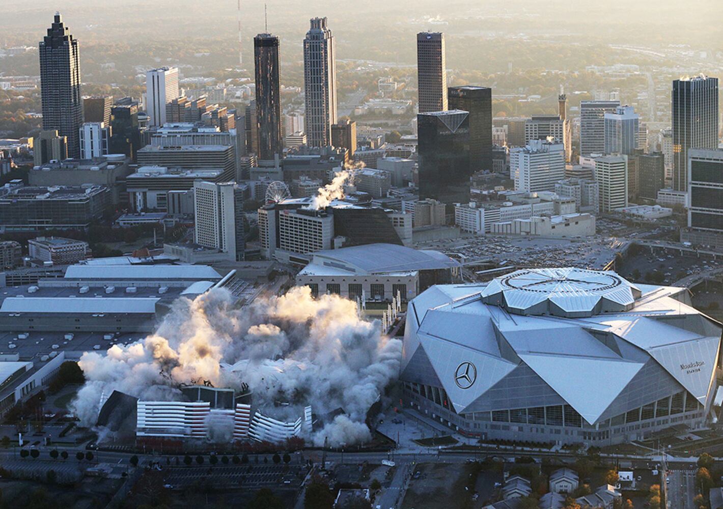 Georgia Dome implosion