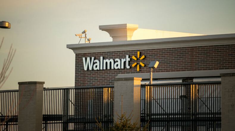 A Walmart in Bedford, Ohio on Jan. 28, 2016, its last day of business.