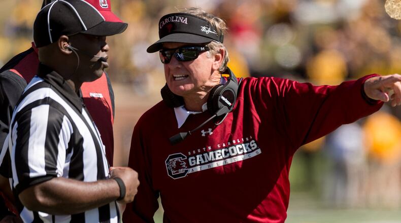 Steve Spurrier, already in the College Football Hall of Fame as a player, will be inducted as a coach this year. (AP file photo/L.G. Patterson)