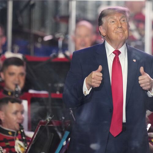 President Donald Trump arrives to speak at the opening of the Great American State Fair on the National Mall, Wednesday, June 24, 2026, in Washington. (AP Photo/Alex Brandon)