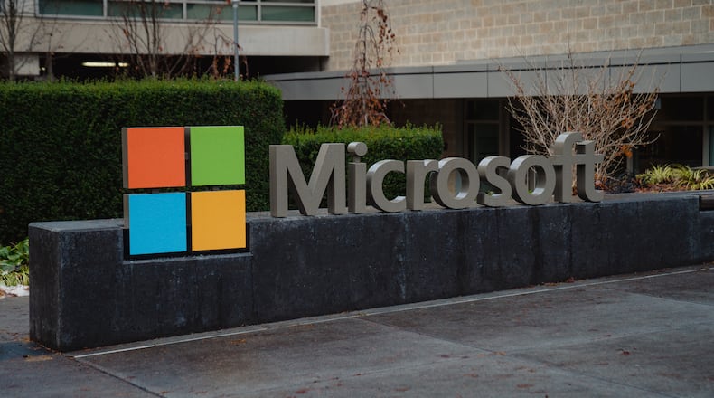 FILE — The headquarters of Microsoft in Redmond, Wash., on Dec. 7, 2022. Some of the biggest tech companies have announced tens of thousands of job cuts. But even after the layoffs, their work forces are still behemoths. (Jovelle Tamayo/The New York Times)