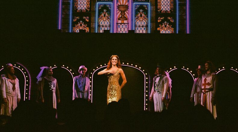 Gainesville native Delaney Benson performs as the Lady of the Lake in "Spamalot." The North American tour comes to the Fox Theatre from Tuesday to Sunday. (Courtesy of Delaney Benson)