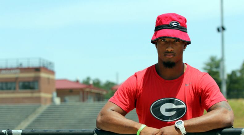 Running back Brian Herrien of New Manchester High School will be part of Georgia's 2016 recruiting class.