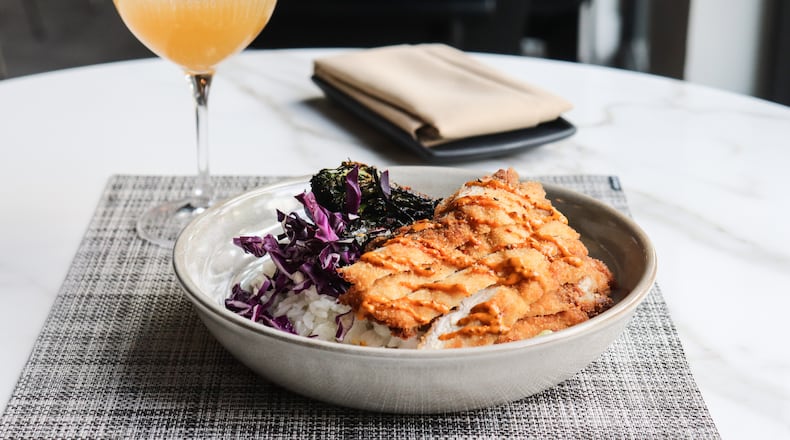 Chicken Katsu from the menu of One Flew South on the Eastside Beltline.