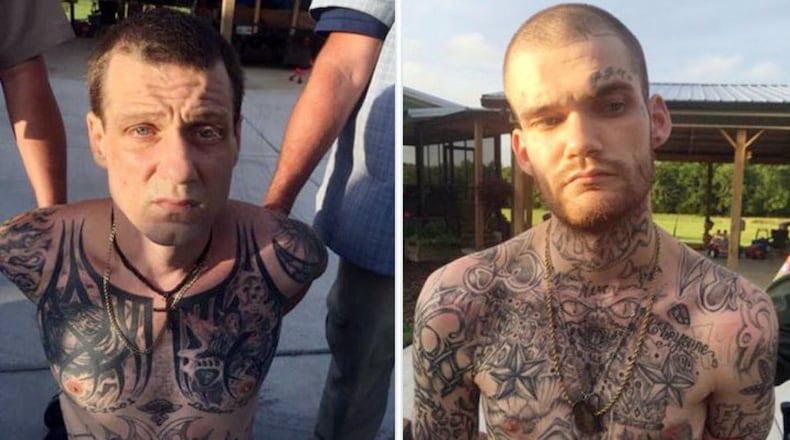 Donnie Russell Rowe and Ricky Dubose, accused of killing two Georgia correctional officers and then committing a crime spree, were arrested last June in Tennessee. (AJC file photo)