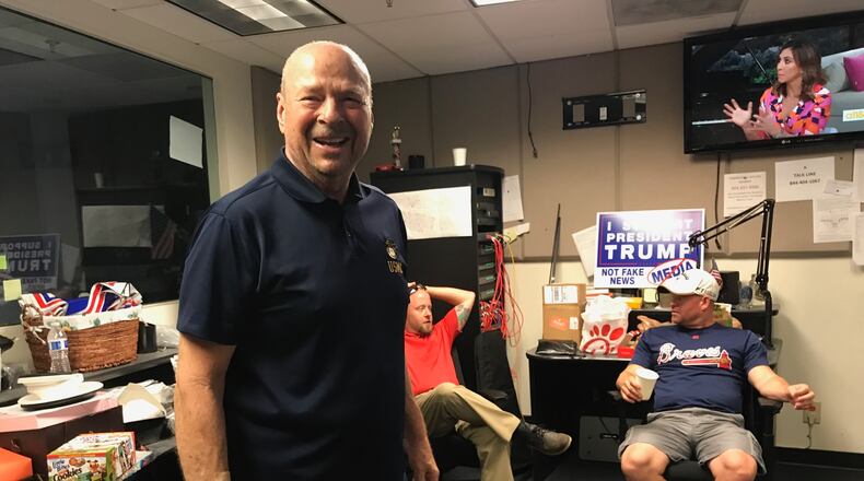 Kim "The Kimmer" Peterson, shown here in 2019 on the final day at Talk 106.7, will have highlights of his podcast airing on Saturdays at noon on Xtra 106.3/1230 starting March 12, 2022. RODNEY HO/rho@ajc.com