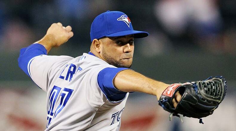 Luis Perez, who was released by the Blue Jays in spring training, had arthroscopic surgery in January to remove scar tissue from his elbow, after missing most of 2013 recovering from Tommy John surgery.