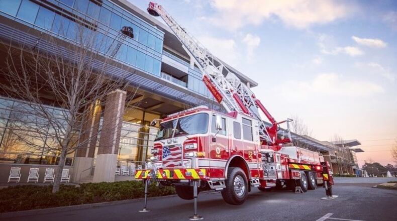 Sandy Springs recently approved a reallocation of funds to allow the fire department to purchase new portable radios with LTE capability. COURTESY SANDY SPRINGS FIRE DEPARTMENT