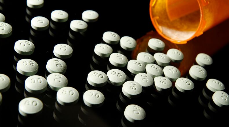 OxyContin, in 80 mg pills, in a 2013 file image. Liz O. Baylen/Los Angeles Times/TNS