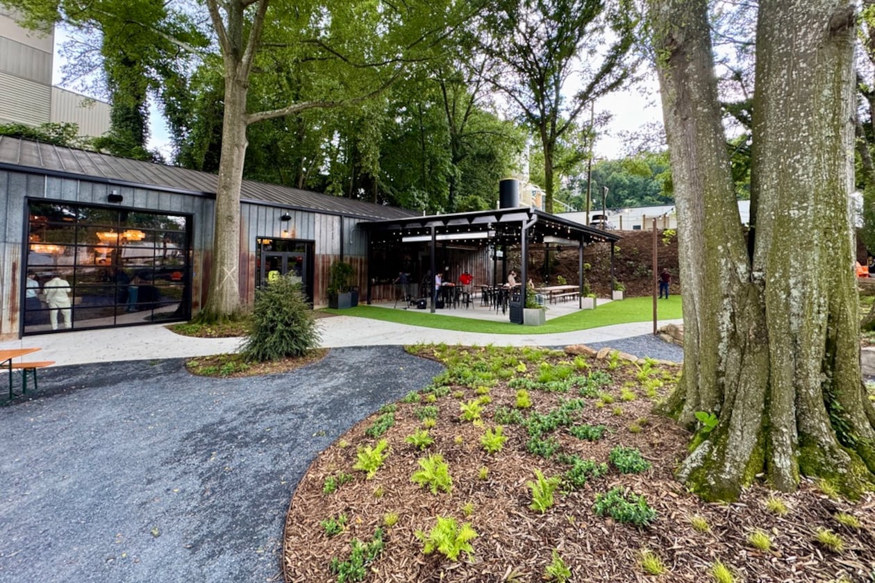 Monday Night Brewing's West Midtown expansion, the Grove, opens to the public on Saturday. The outdoor space fronts the Northwest Beltline Trail. (Courtesy of Wendell Weithers Photography)