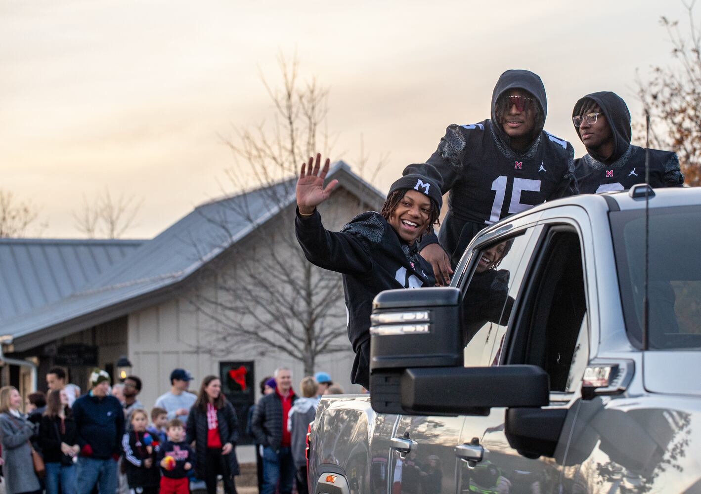 Milton High School football champs parade and celebration