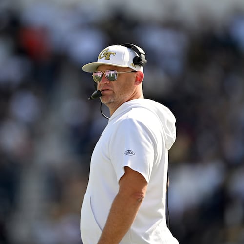 Georgia Tech head coach Brent Key adds another arm to his recruiting class by landing a 3-star quarterback from Louisiana. (Hyosub Shin/AJC)