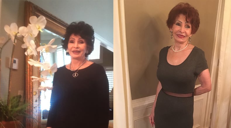 Ada Waters weighed 145 pounds when the photo on the left was taken in April 2014. In the photo on the right, taken in December, she weighed 125 pounds. (Photos contributed by Ada Waters).