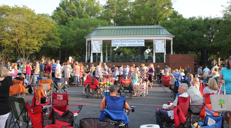 The Glover Park Concert Series starts April 24 in Marietta.