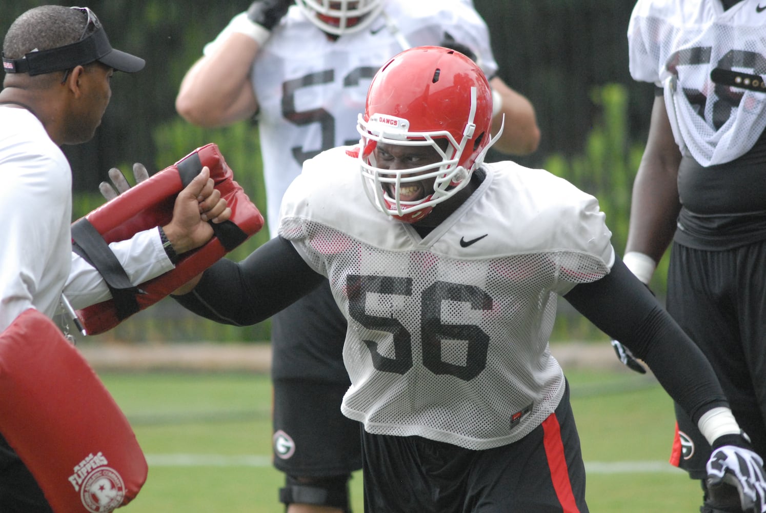UGA practice, August 8