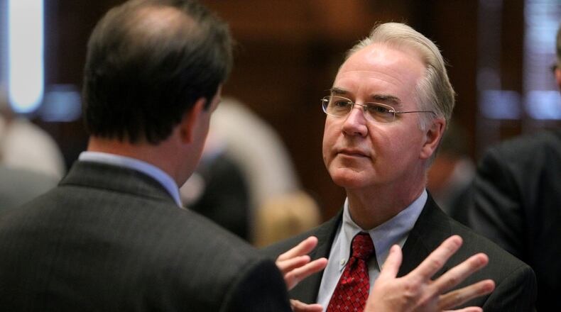 U.S. Senate Democrats have little power to block the nomination of U.S. Rep. Tom Price, R-Roswell, to serve as secretary of health and human services in the Trump administration, but they plan tough questioning during the confirmation process. JASON GETZ / JGETZ@AJC.COM