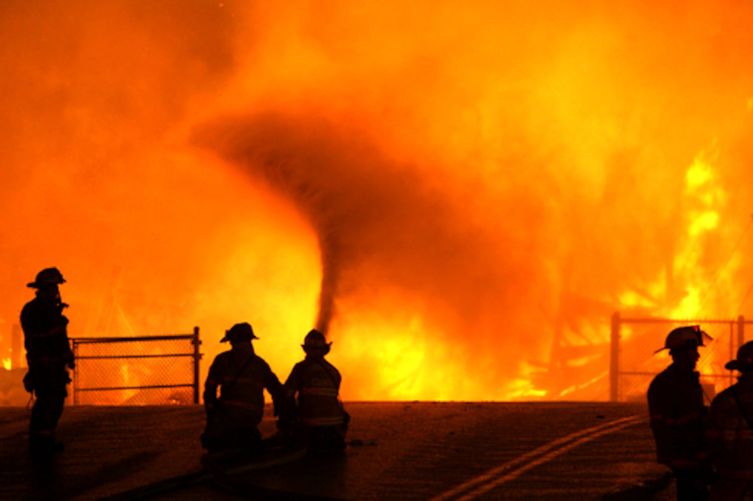 Fire consumes Norcross lumberyard