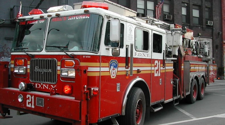 Several people were injured Tuesday morning in a New York City apartment high-rise fire.