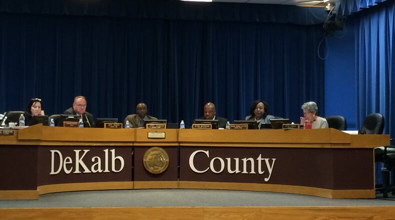The DeKalb County Commission meets Tuesday, its first session since Commissioner Nancy Jester was elected Dec. 2. (MARK NIESSE / MARK.NIESSE@AJC.COM)