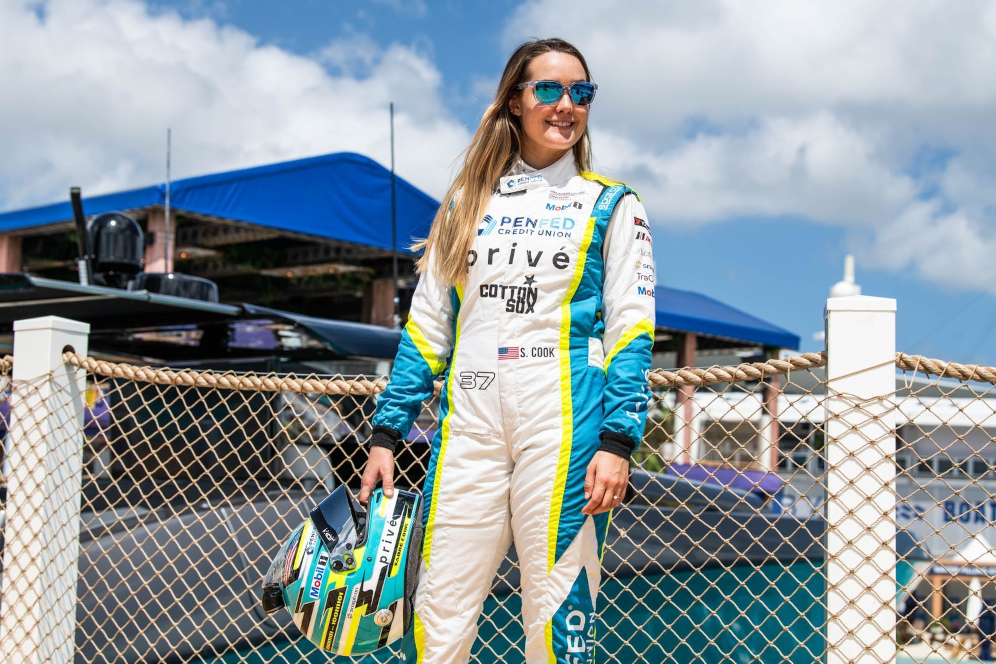 Sabré Cook, who drives the No. 37 car for the Porsche Carrera Cup North America season, is an original Porsche Mobil 1 Female Driver Program member. (Porsche Motorsport North America)