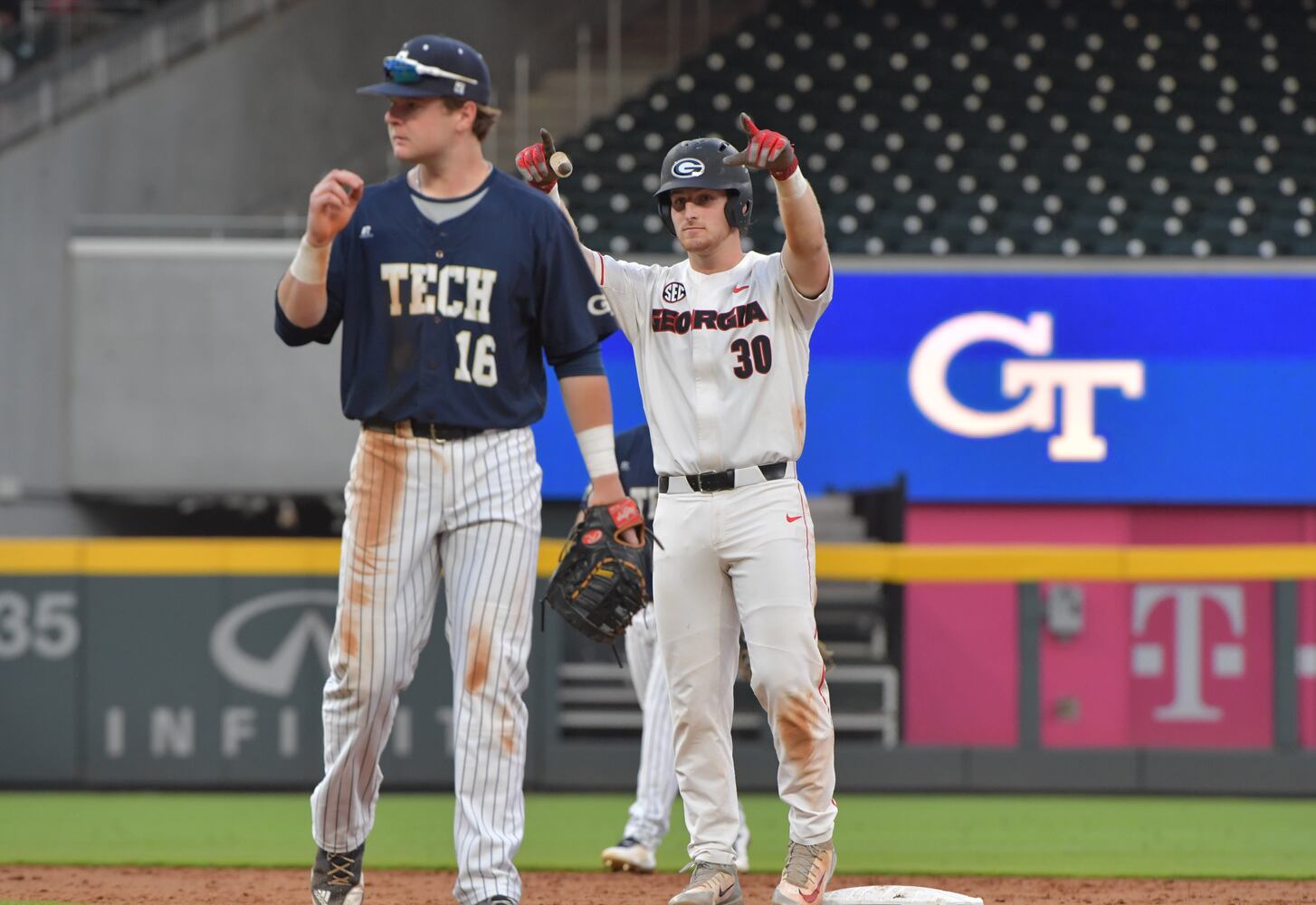 Photos: Tech and Georgia battle in baseball