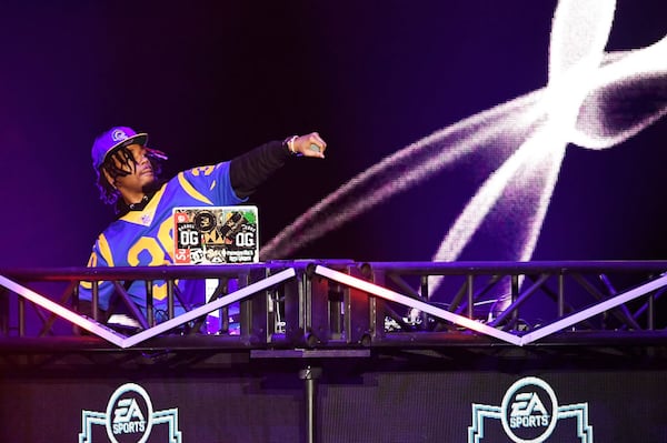 Metro Boomin performs onstage during Bud Light Super Bowl Music Fest at State Farm Arena on Jan. 31, 2019, in Atlanta, Georgia. (Kevin Winter/Getty Images)