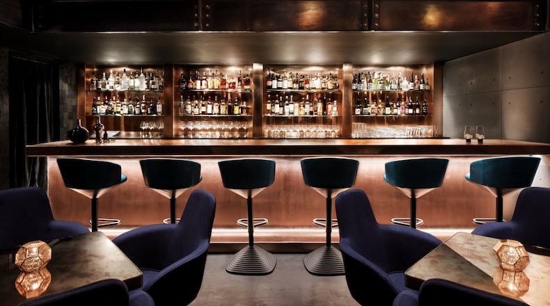 Himitsu is a Japanese-inspired cocktail lounge hidden away in the heart of Buckhead. (Emily Andrews)