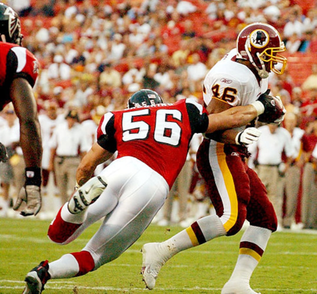 Keith Brooking's career in Atlanta