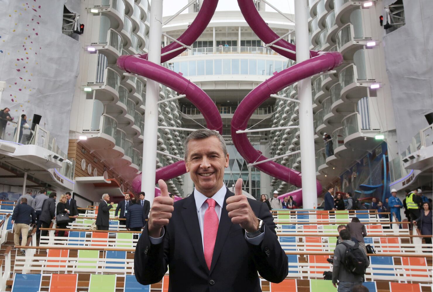 Glimpses of largest cruise ship ever built