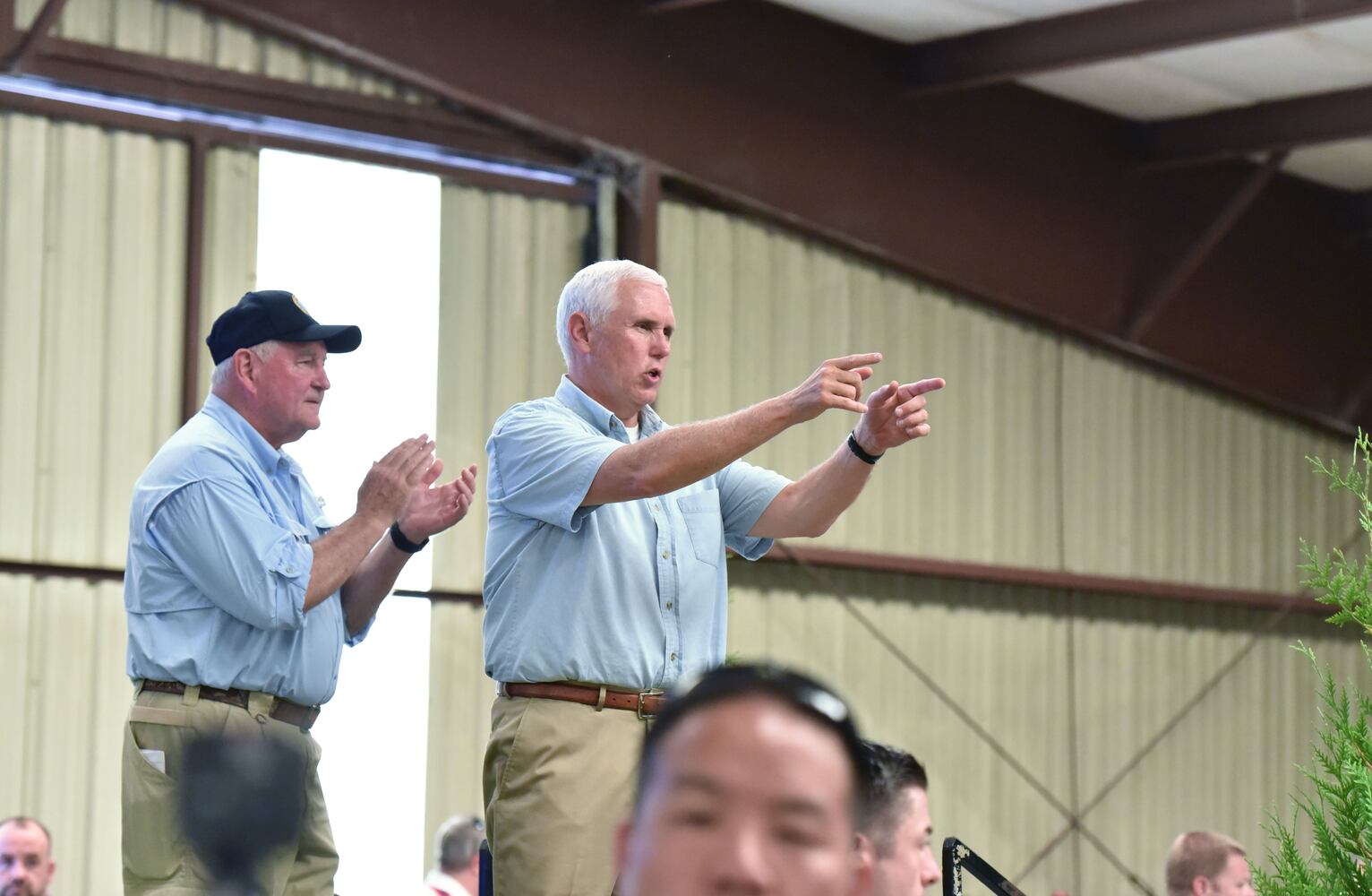 Pence visits storm ravaged Georgia