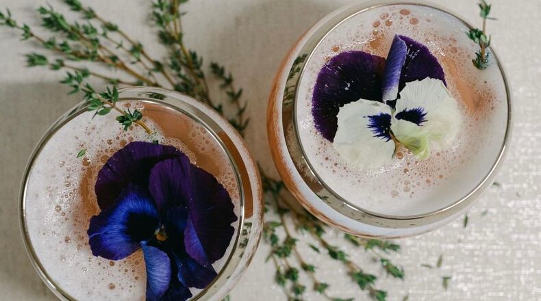 Peychaud's Flower from the menu of Foundation, set to open at The Works.