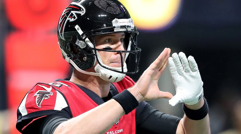 Atlanta Falcons quarteback Matt Ryan is 7-10 against New Orleans in his career.