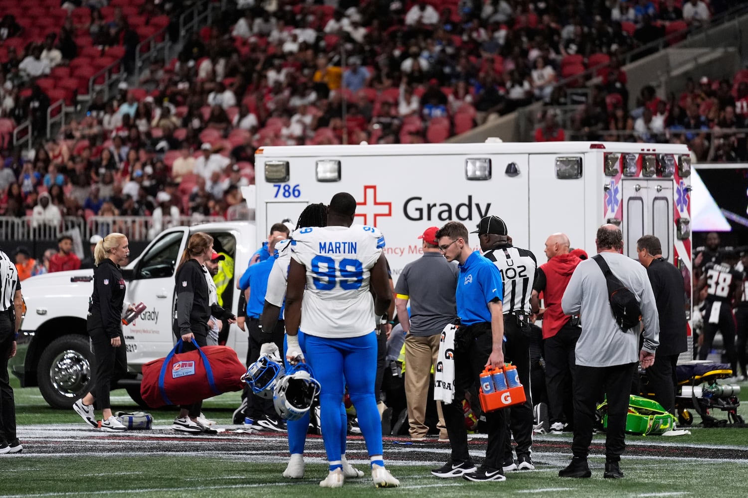 Lions Falcons Football