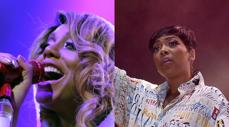 The R&B Experience at State Farm Arena will feature Atlanta's Monica and Tamar Braxton. AJC FILE