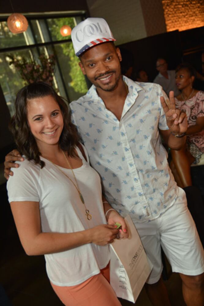 Andrea Syrtash and Jeff Wilser book signing at STK Atlanta