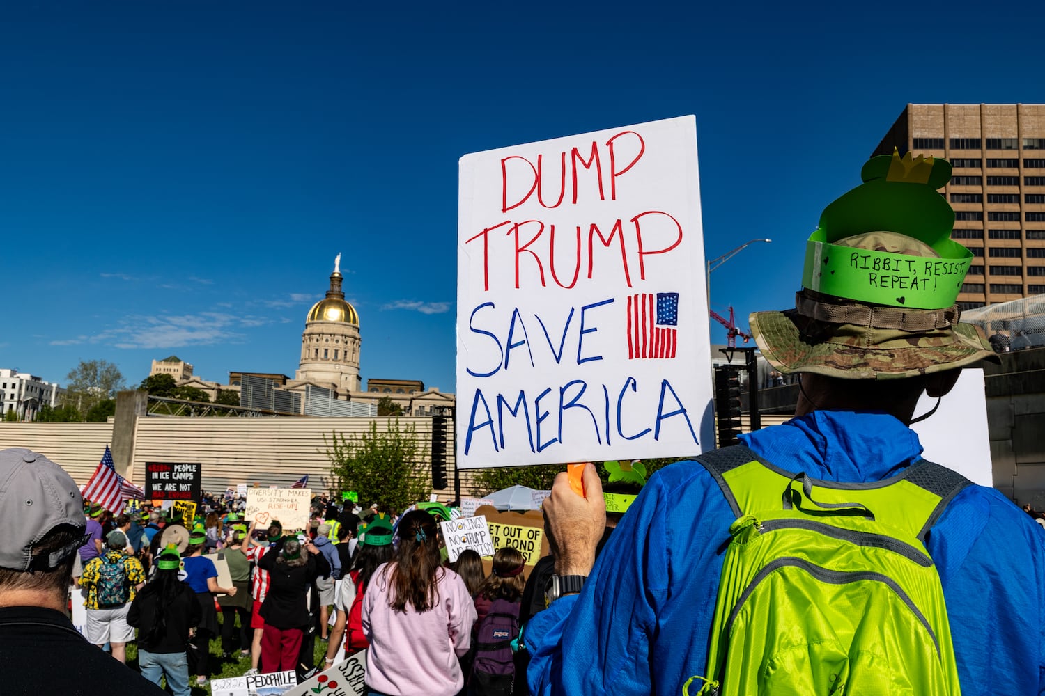 No Kings rally and march in downtown Atlanta