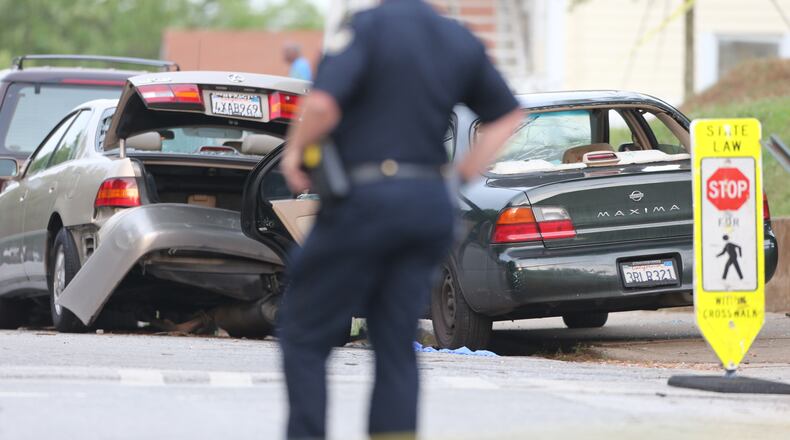The double shooting was near the intersection of Parsons and Webster streets, near the Atlanta University Center, according to police.